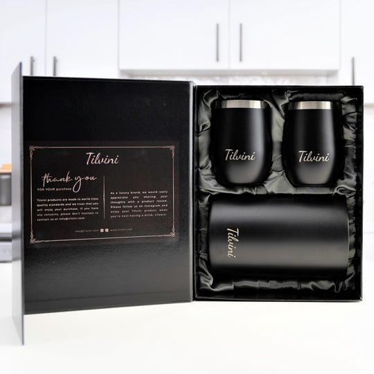 Tilvini Wine Gifts. Luxury Leather Wine Bags & Accessories